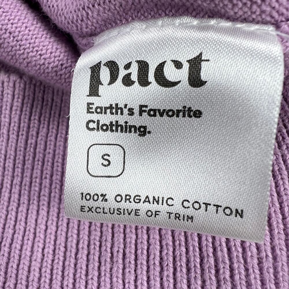 Pact Split Neck Collared Polo Sweater Organic Cot… - image 5